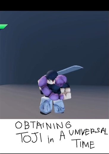 Obtaining TOJI FUSHIGUROU in A Universal Time ROBLOX