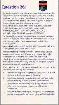 26. databricks professional certification | databricks interview questions and answers