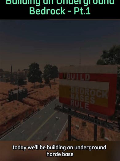 Building an Underground Bedrock - Pt.1 #7daystodiepc #7daystodiegameplay #gamingontiktok #survival #challenge #tipsandtricks #guide #theory