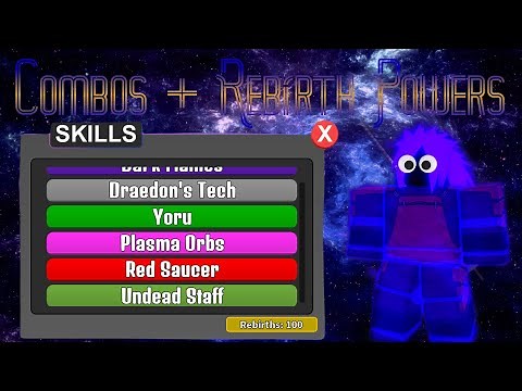 Elemental Powers Tycoon combos and rebirth powers