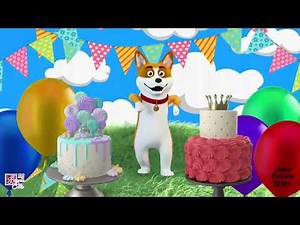 🔴Puppy Dog Dance Party | Birthday Songs for Dogs| Cartoons for Children and Toddlers
