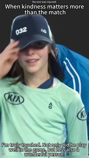 When kindness matters more than the match#Tennis #respect #sportsmanship #empathy #heartwarming