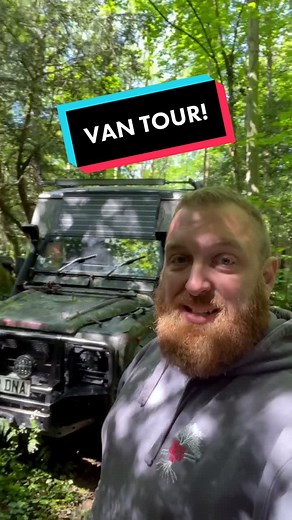 You wanted to see inside the Landrover. #bugoutvehiclesuk #fyp #vantour #landroverdefender #landrovercamper #vanlifebuilds