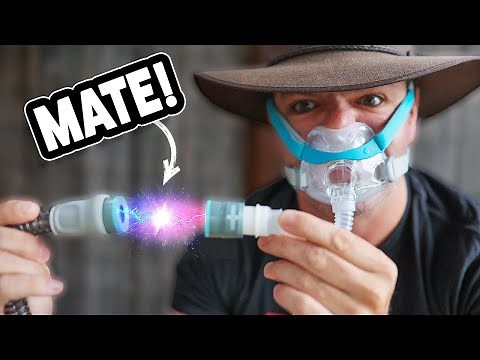 The BEST Cpap Mask Accessory! MedLock Magnetic Adapter & Docking Station #cpap