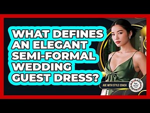 What Defines An Elegant Semi-Formal Wedding Guest Dress?