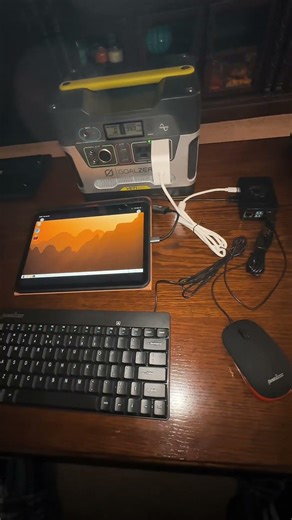 When the POWER is OUT but you Still have Coding to do.