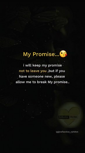 86K views · 20K reactions | i promise, if you will be with me , i will love you till i die  follow @reflective_ryhthm #love #relationship #relationship #trending #sadstory #lovestory #quotes #beutiful #cute #nature #selflove #bestfriend #algorithms | Reflective Quote | Facebook