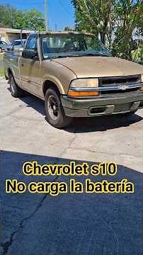 Chevrolet S10 battery not charging #chevrolet #alternator #car