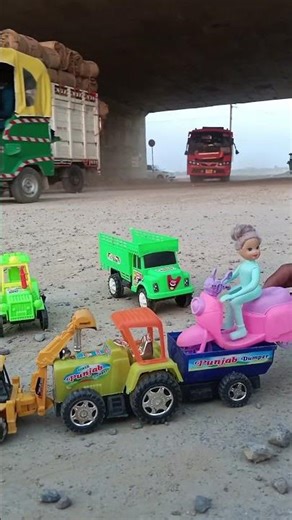 😱JCB Excavator VS Swaraj 644 Tractor RC remote control JCB VS tractor Unboxing testing Review 😱🔥#jc​