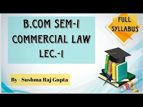Definition & Nature Of Contract/Commercial Law/Lect.-1/B.com,BBA,C.A Foundation