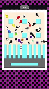 Square Race 🟥🟦🟩🟨 #race#marblesrace#games#189