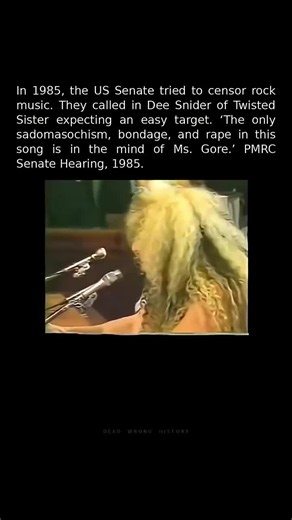 Dee Snider vs Congress 1985#deesnider #pmrc #rockandroll | dee snider congressional
