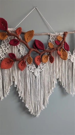 Macrame Large Wall Hanging #handmadewithlove #makrameeart #macramelove | Everything Macrame