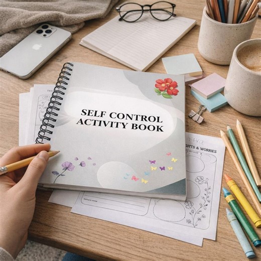 Self Control Activity Book for Kids | Emotional Regulation, Anxiety (printable PDF) - Etsy