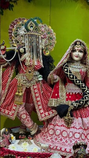 Radha Krishna Vivah Status New ! Radha Krishna Vivah Special Video #shorts #youtubeshorts