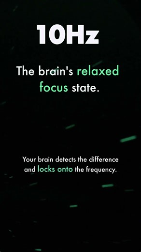 10Hz Alpha — The Brain's Relaxed Focus State #10Hz #alphawaves #binauralbeats