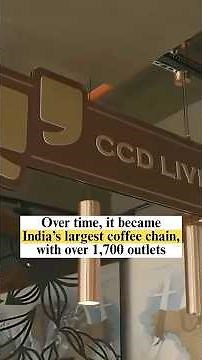 The Real Story of Café Coffee Day | The Rise & Tragedy Behind CCD ☕📉 #shorts