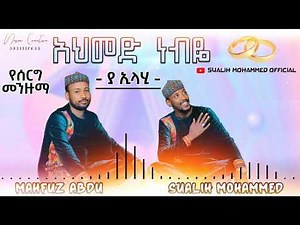 አህመድ ነብዬ Ahmed nebeye||sualih mohammed & mahfuz abdu|| new widding menzuma አዲስ የሰርግ መንዙማ