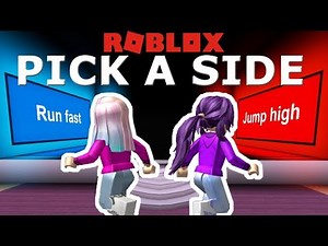 Roblox: Pick a Side / LIFE'S HARDEST QUESTIONS! / FIGHT FOR YOUR OPINION!