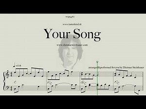Your Song - Easy Piano