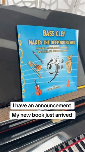 New Music Book for Music Teachers | Bass Clef Makes the Deep Notes Sing 🎼