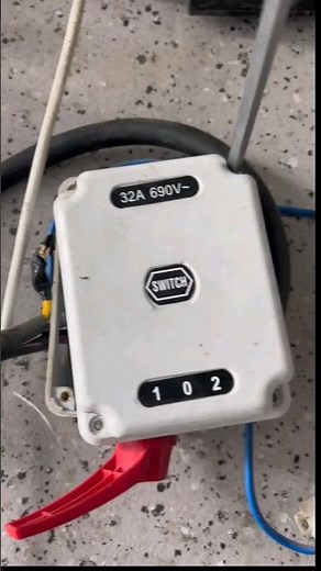 manual changeover switch connection #Changeoverswich