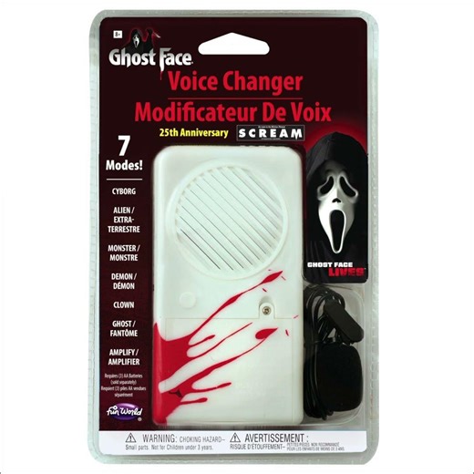 Funworld voice changer vs Spirit Halloween voice changer!