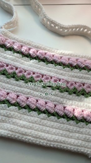 Crochet Tulip Bag Pattern | Flower Crochet Tote Bag Tutorial