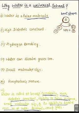 Why Water Is a Universal Solvent? #easyexplanation #class10chemistry 🔥