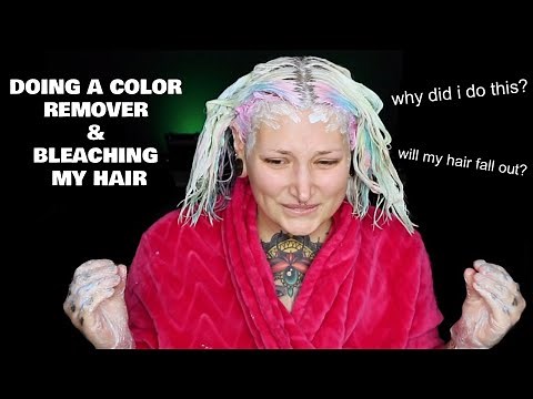 Impulsively Doing A Color Remover & Bleaching My Hair