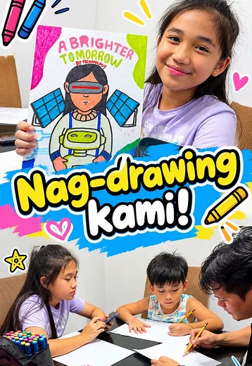 Ep: “Nag-drawing kami!” VO:@Zoey Brucal✨❤️ (IB:@Ericka Pineda)🥰 #batangfromthistothis #zoeybrucal #littleerickapineda #minivlog #fyp