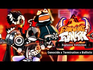 FNF Mashup: Explosive Extinction - Tabi vs Kb vs Whitty [ Termination + Genocide + Ballistic Remix