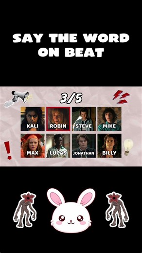 100% Fans Only | Name Them On Beat STRANGER THINGS #shorts #challenge