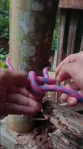 Tips and tricks knot 😱 #rope #knot #tutorial #outdoor #handmade #diy #viral