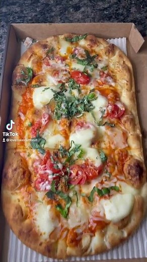 Margherita Flatbread Pizza - Best Pizza from Panera Bread!?