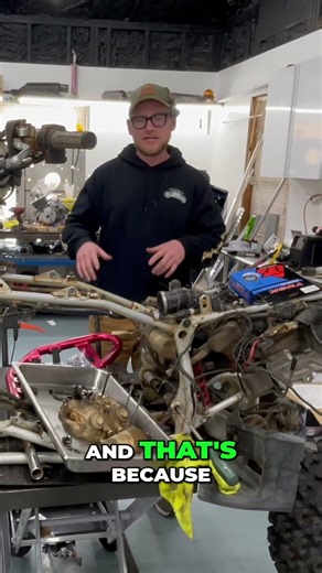 Honda 400EX Engine Repair: Shattered Gears Fixed! #shorts