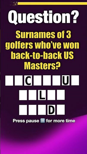 Trivia question (golf)