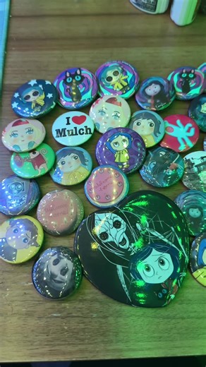 Coraline Button Collection at LAIKA Studios