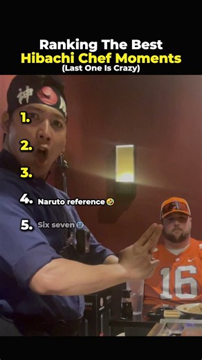 Ranking Best Hibachi Chef Moments