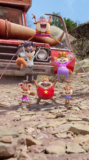 Netflix Family on Instagram: "Meet Sandy Cheeks’ mom and dad. They’re way cooler than we could’ve imagined. ❤️ Saving Bikini Bottom: The Sandy Cheeks Movie is now playing!"