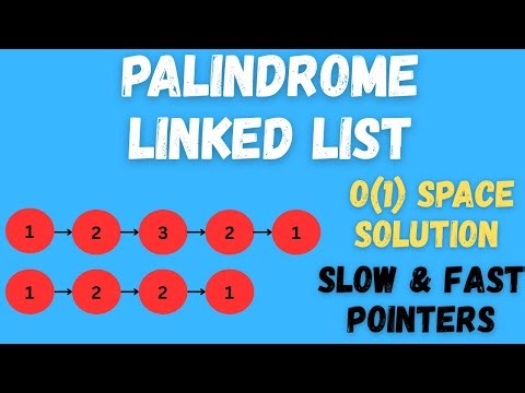Palindrome Linked List | Meta Interview | O(1) space solution