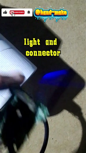 DIY Charger Light Hack 🔥 Easy USB LED Light at Home #shorts