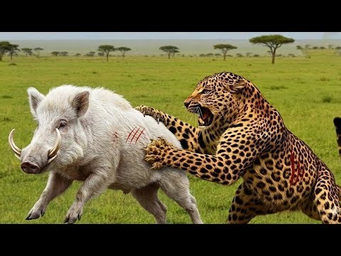 The Leopard's Painful Failure in Attacking Wild Boars and Porcupines