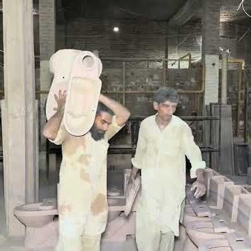 How a Ceramic Commode Is Made – Local Factory's Old-School Craft