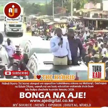 Nyoro masomo kenya itakuewa bure 2028
