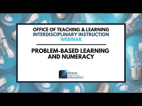 Problem-Based Learning and Numeracy