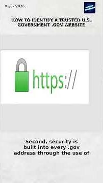 How to Identify a Trusted U.S. Government .gov Website