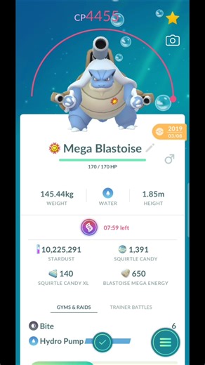 Mega evolution of Blastoise #pokemon #evolve #mega #blastoise #megablastoise