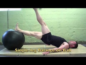 Leg Curl w/Single-leg Balance www.chadwaterbury.com