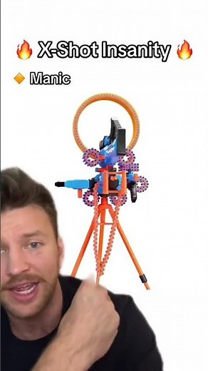 X-Shot Insanity - All 4 blasters together! #Xshot #insane #Insanity